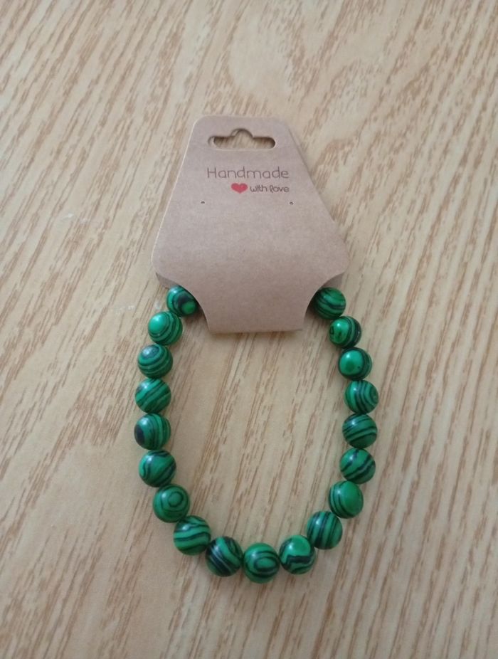 Malachite bracelet en pierre naturelle - photo numéro 3