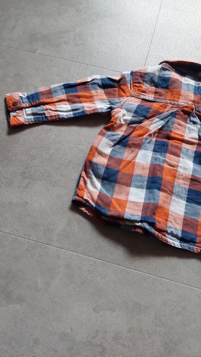 Chemise à carreaux DPAM 18 mois - photo numéro 8
