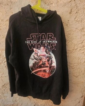 Sweat à capuche noir star wars
