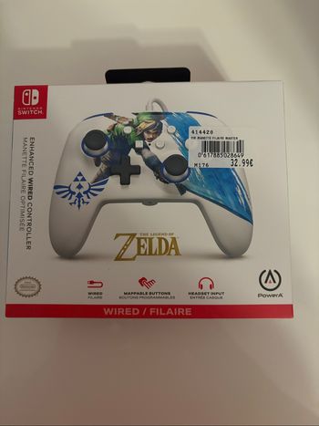 Manette filaire Nintendo Switch PowerA Zelda Sword Attack