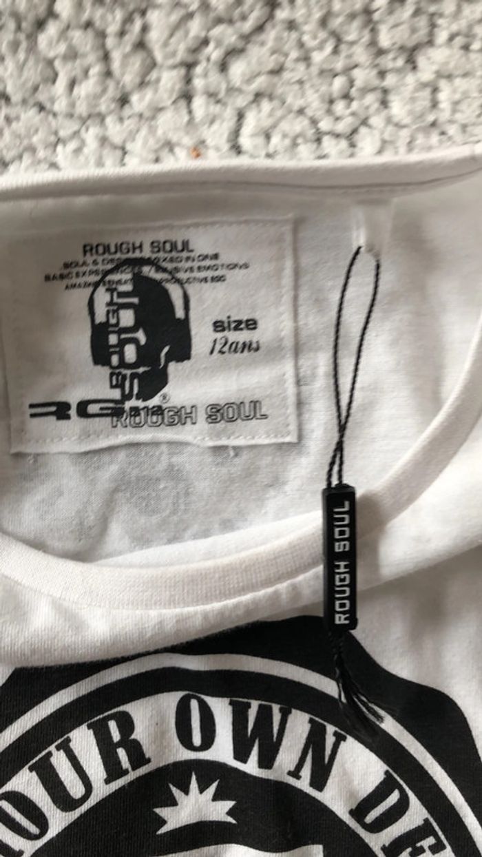 Tee shirt manche longue rough soul - photo numéro 3