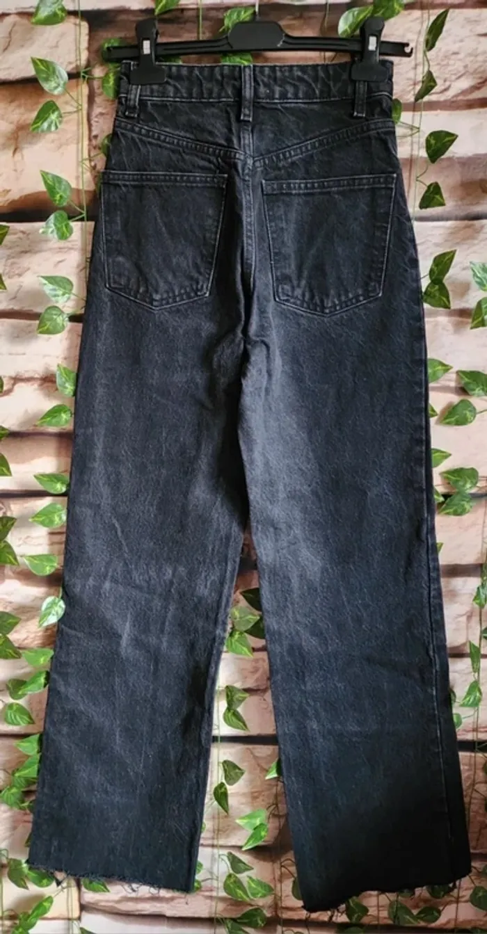 🌸Jeans Noir Jambes larges Zara Taille 32🌸 - photo numéro 5