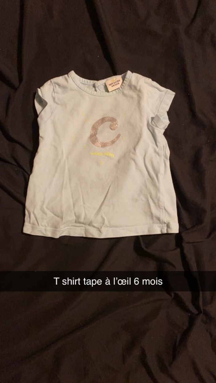 T shirt manche court tape à l’œil 6 mois