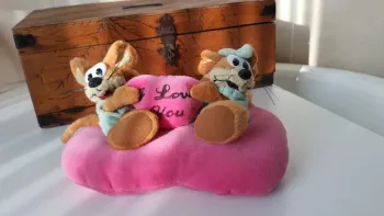 Belle Peluche cœur "I love you"