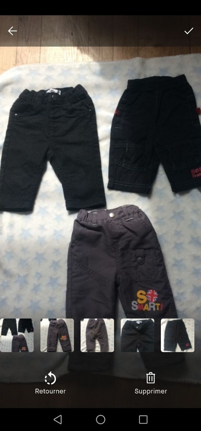 Lot 3 pantalon 3 mois