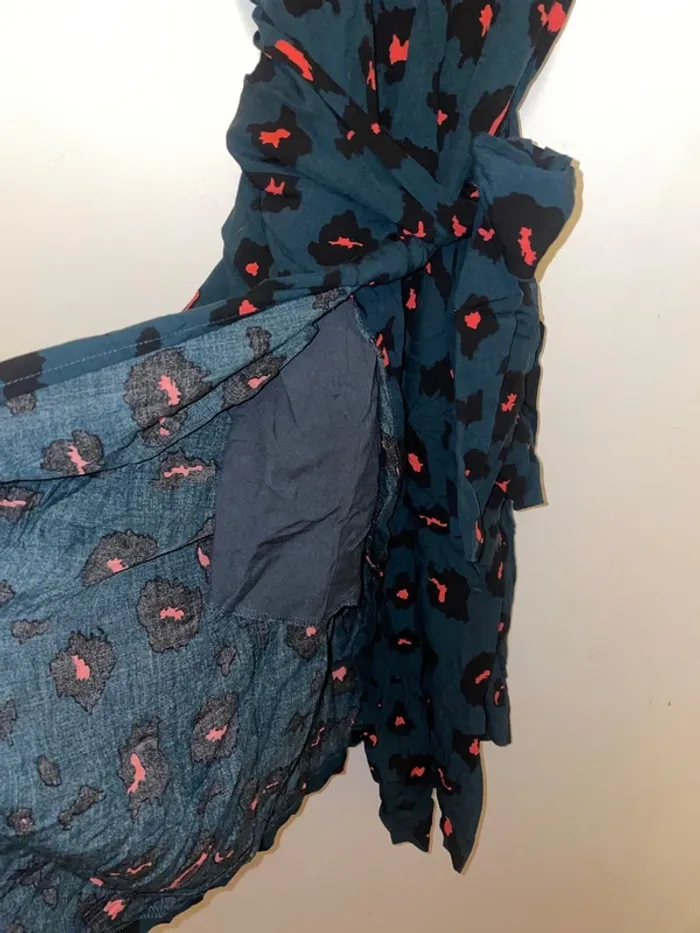 Robe léopard bleu Shein XL - photo numéro 2