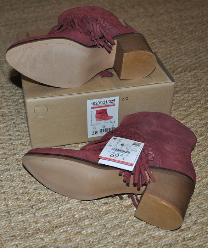 Bottines & low boots à Talons - Bershka - 38 - Neuves - photo numéro 3