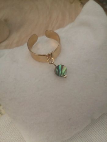 Bague ormeau naturel