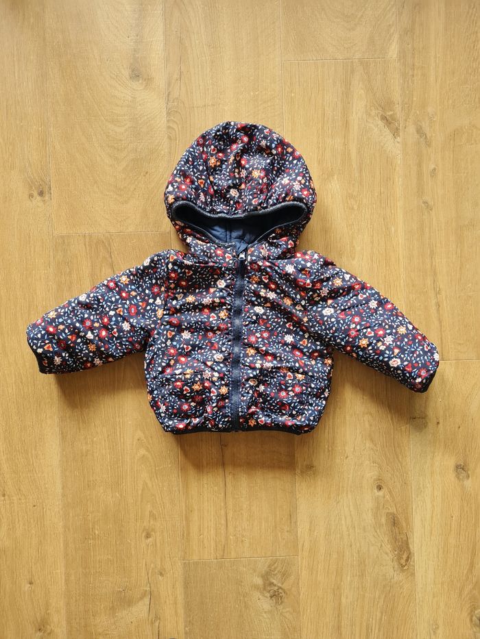 Manteau/ doudoune légère /veste hiver, bébé fille, Orchestra, taille 12mois.