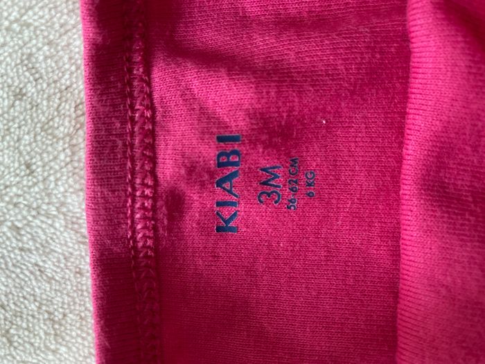 lot 2 bodies petites bretelles imprimé bébé 3 mois - photo numéro 4