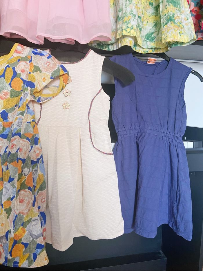 Lot 9 robes fille 116-128cm - photo numéro 5