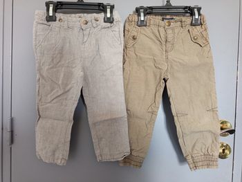 Lot pantalon 92 cm