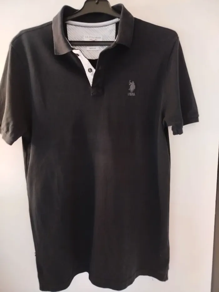 Polo US Polo Assn noir taille L - photo numéro 3