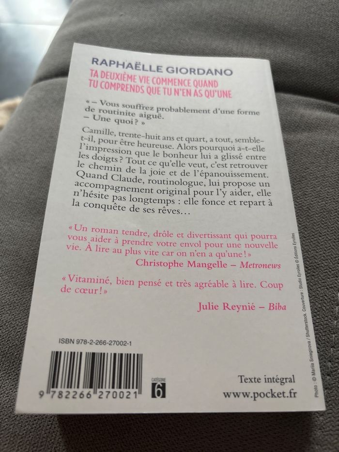 Ta deuxième vie commence quand tu comprend que tu n’en as qu’une - Raphaëlle Giordano - photo numéro 2