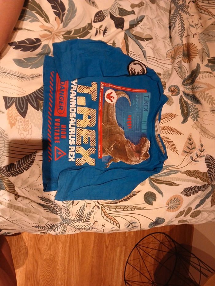 Manche longue 3ans dinosaure