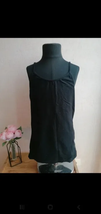 Débardeur noir walk and talk M