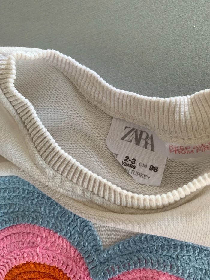 Sweat Zara 2-3ans 98cm - photo numéro 5