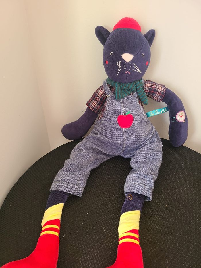 LES BROC & ROLL'S Peluche chat Eddie - photo numéro 2