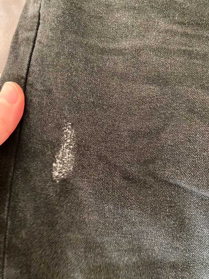 Superbe beau jean noir effet dégradé blanc Homme neuf avec étiquette taille 40 Sublevel - photo numéro 12