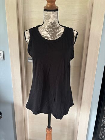 Débardeur femme ESMARA – noir – coupe  fluide taille 46/48