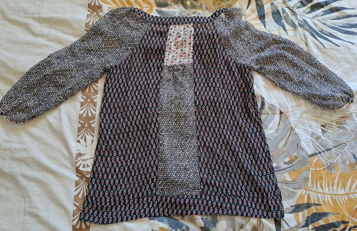 Blouse femmes marron imprimée taille S Promod - photo numéro 5