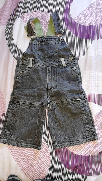 Salopette short 4 ans