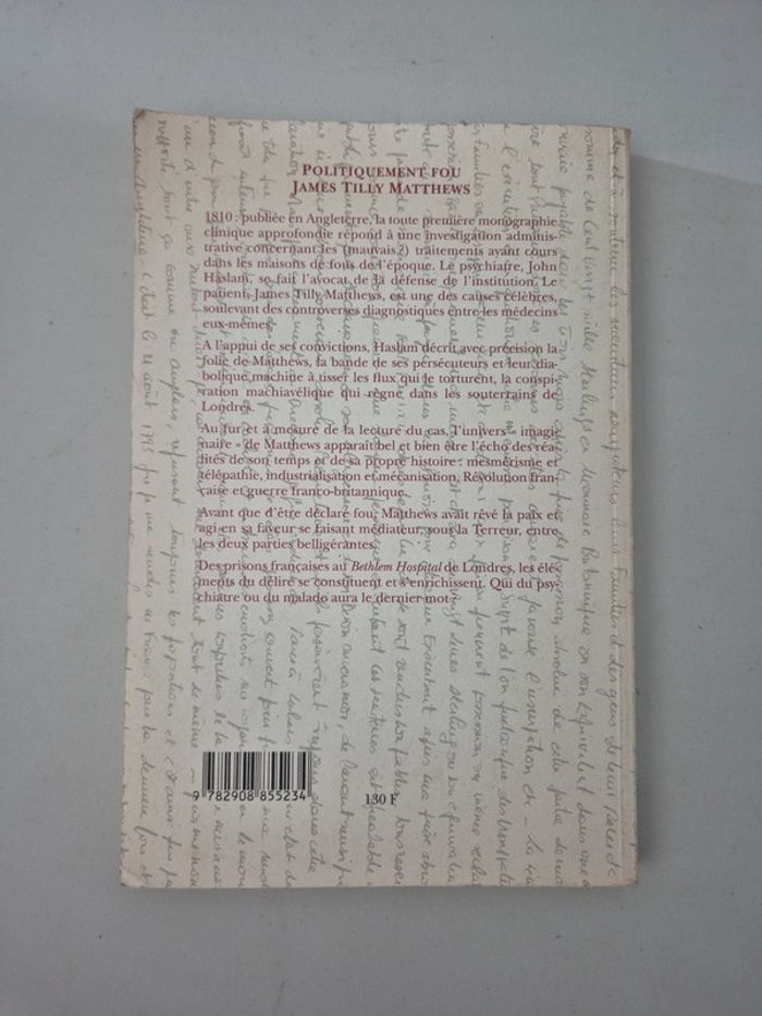 Politiquement fou : James Tilly Matthews - photo numéro 3