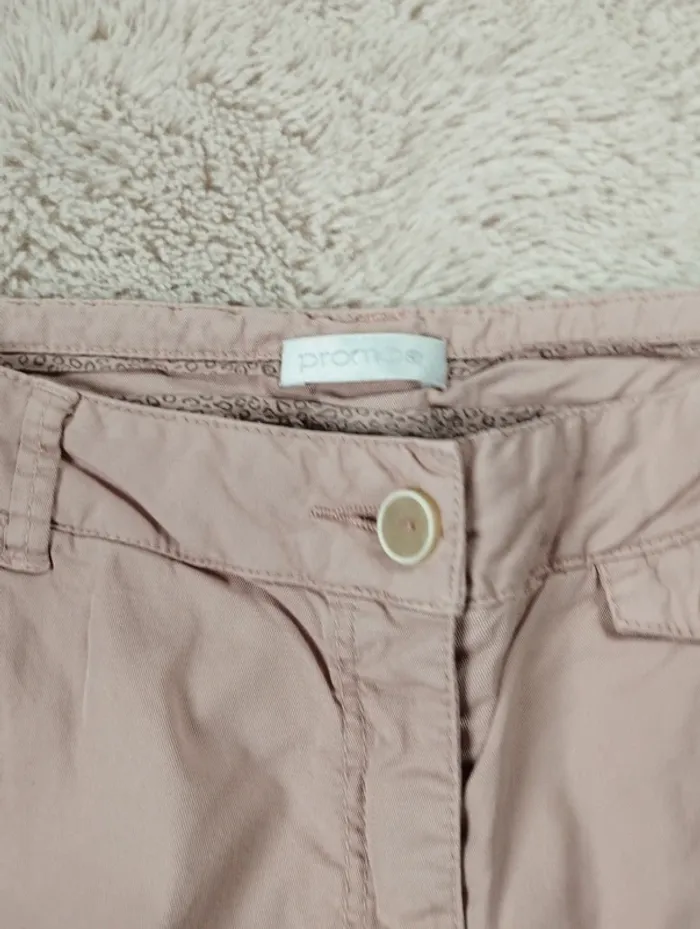 Pantalon chino rose Promod 36 - photo numéro 7