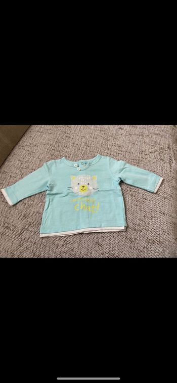 Teeshirt manches longues 1 mois