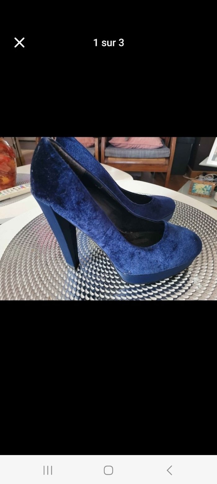 Chaussures bleu 38