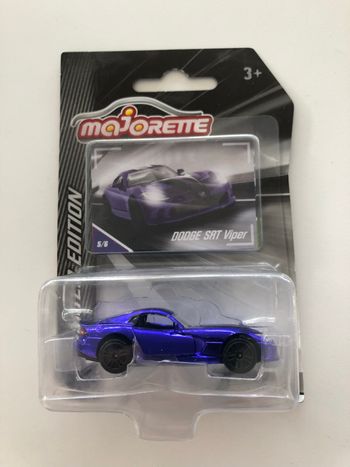 Miniature majorette Dodge viper SRT 1/64 limited edition serie 3