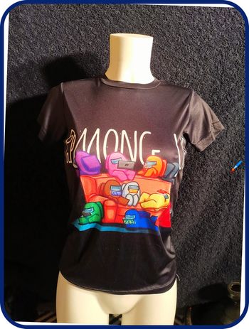 tee shirt among us taille 10 ans garçon