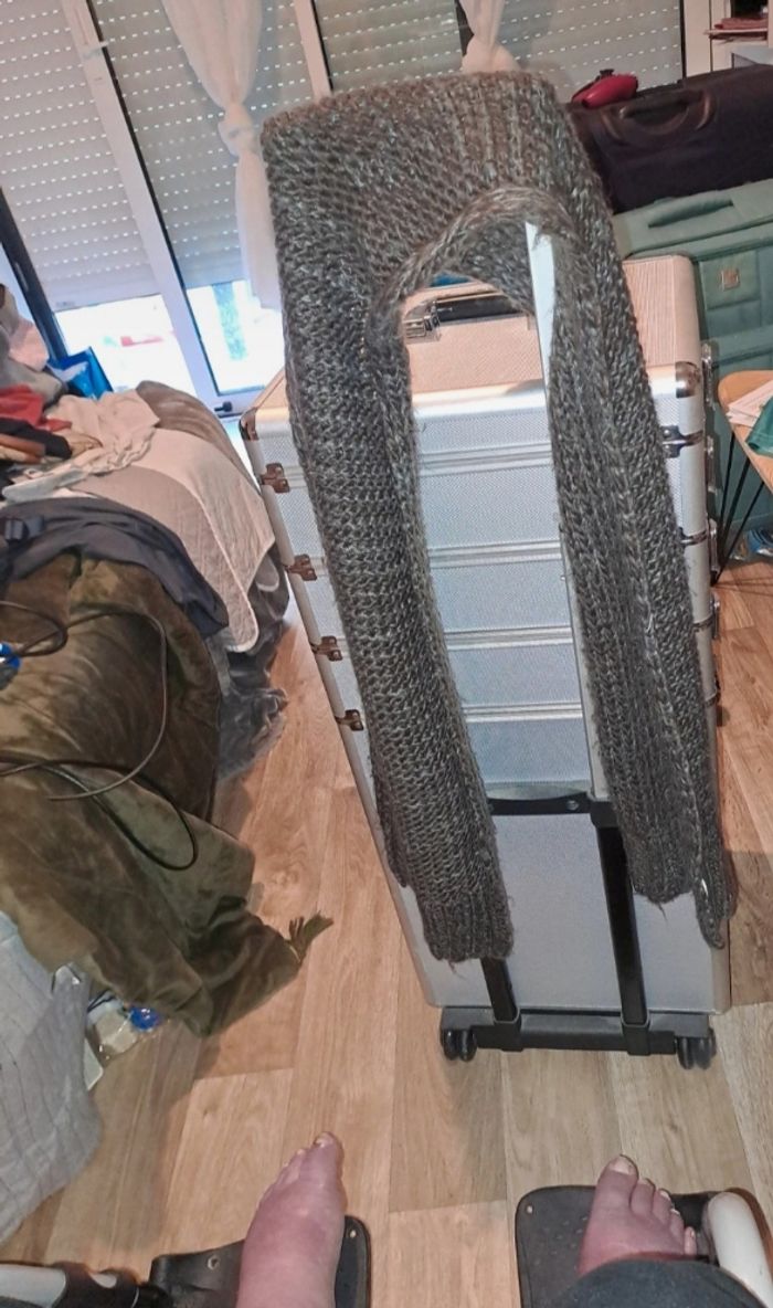 Echarpe en mailles - photo numéro 6