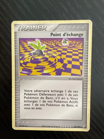 Carte Pokémon Point d’échange 84/100