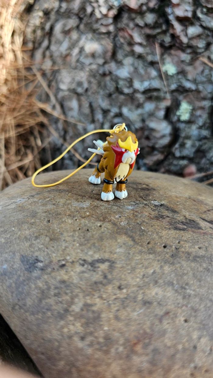 Super petite figurine Pokemon Nintendo porte clé Entei - photo numéro 2