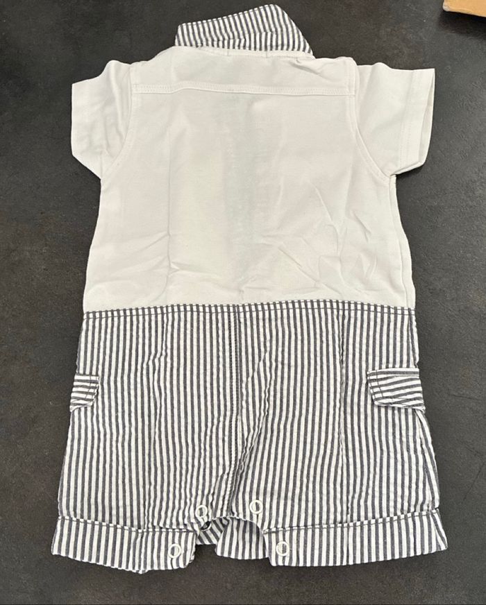 Combi short bébé garçon nouveau né 1 mois - photo numéro 4