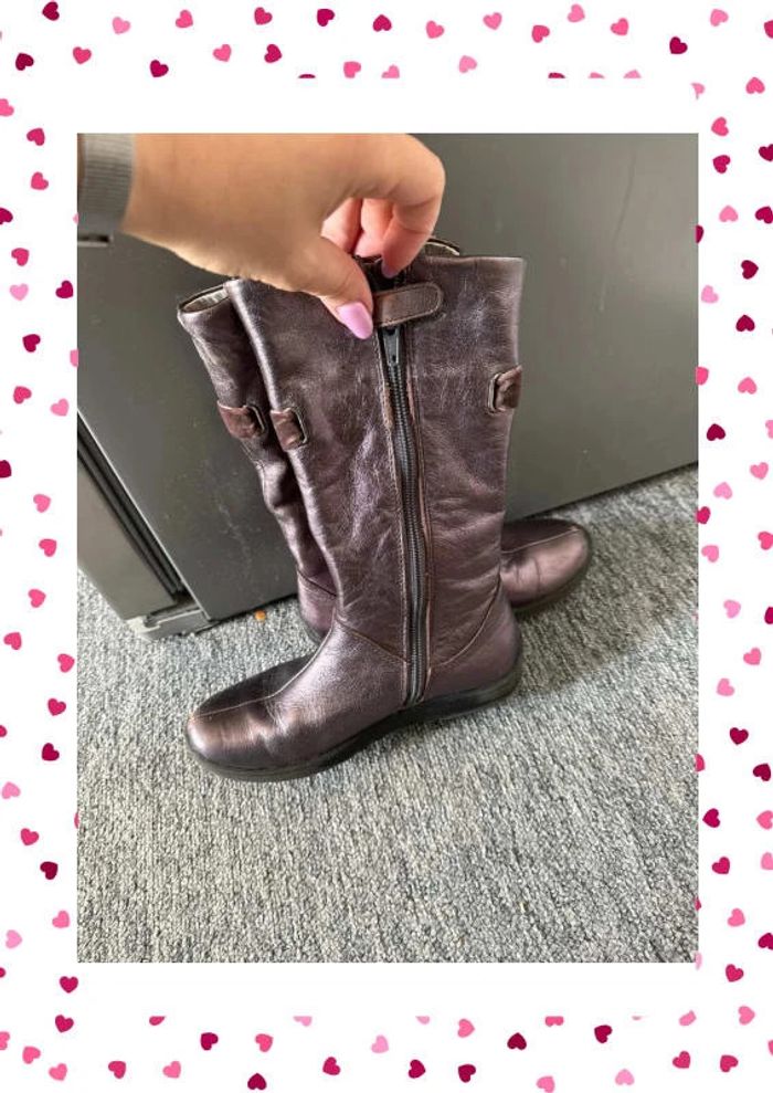 Bottes cuir fille - photo numéro 7
