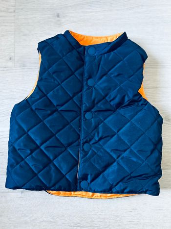 Doudoune sans manche réversible