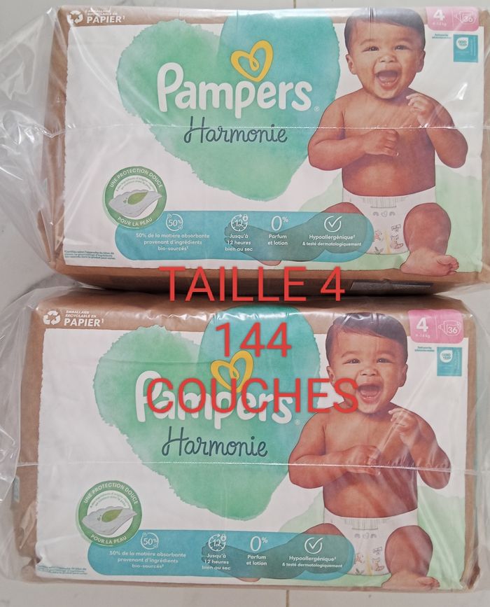 Couches Pampers harmonie taille 4