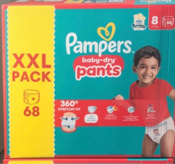 1 carton de couches taille 8