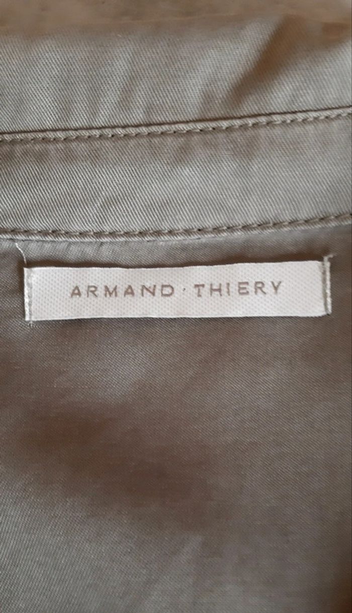 Chemise kaki manche 3/4 Armand Thiery - photo numéro 5