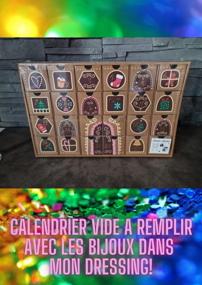 Calendrier De L'Avent A Remplir Avec 24 Bijoux - photo numéro 2