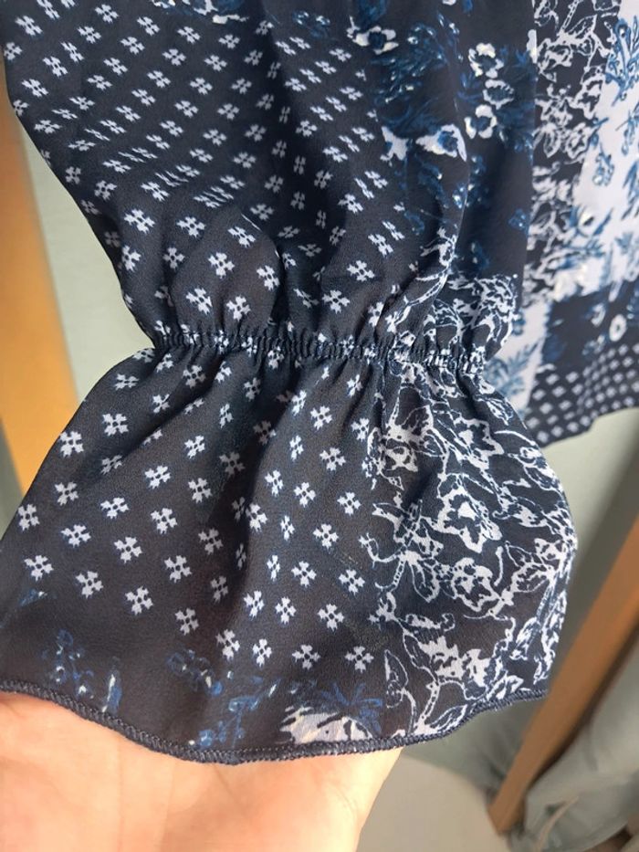 Linea tesini blouse T.40 en tbe - photo numéro 5