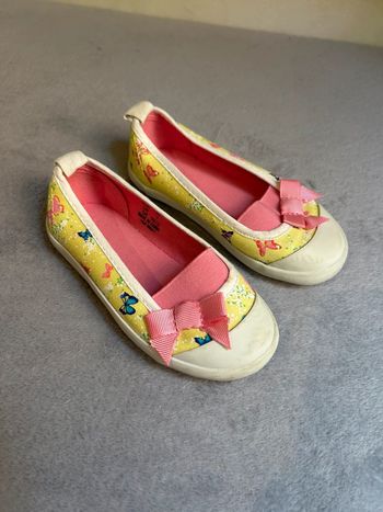 Chaussures pour enfant ballerines d’été  Motif papillon  Taille 24