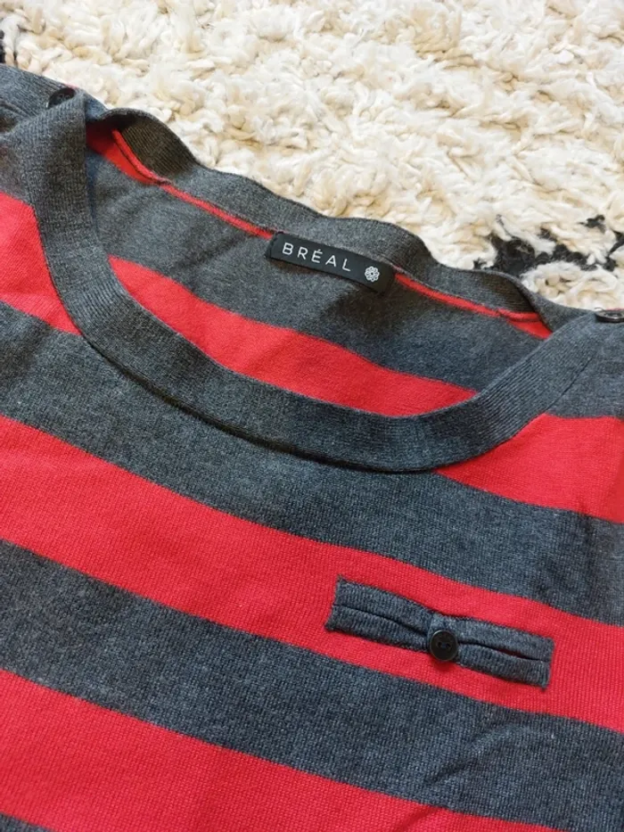 Pull bicolore marinière - photo numéro 2