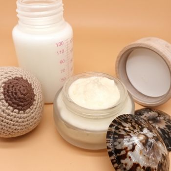 Coffret crème au lait maternel