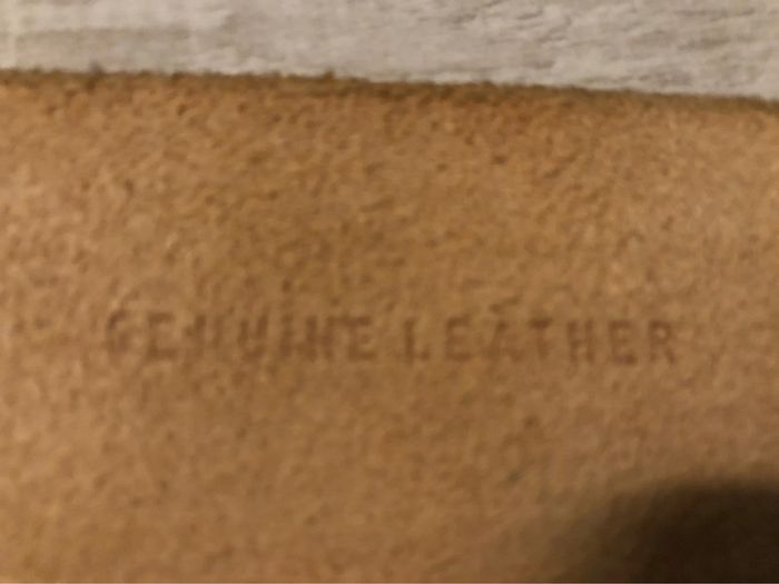 Ceinture épaisse « Saddler » en cuir craquelée blanc T85 portée 1 fois - photo numéro 8