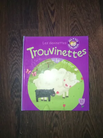 Livres trouvinettes - les animaux de la ferme - 3/4Ans