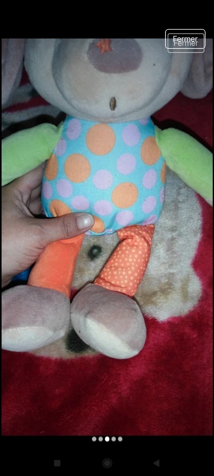 Très belle peluche doudou Chicco p4 - photo numéro 5