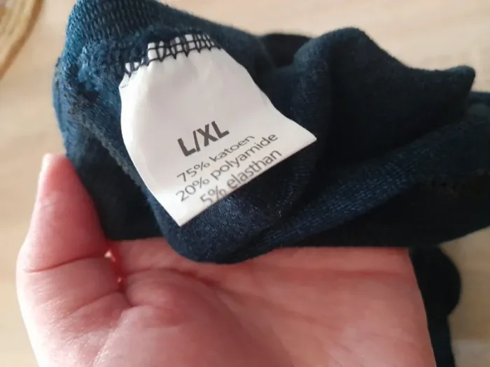Collant hiver bleu foncé à motifs - photo numéro 3